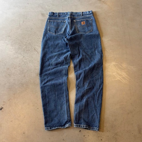Other - Vintage dark Wash Carhartt relaxed work jeans